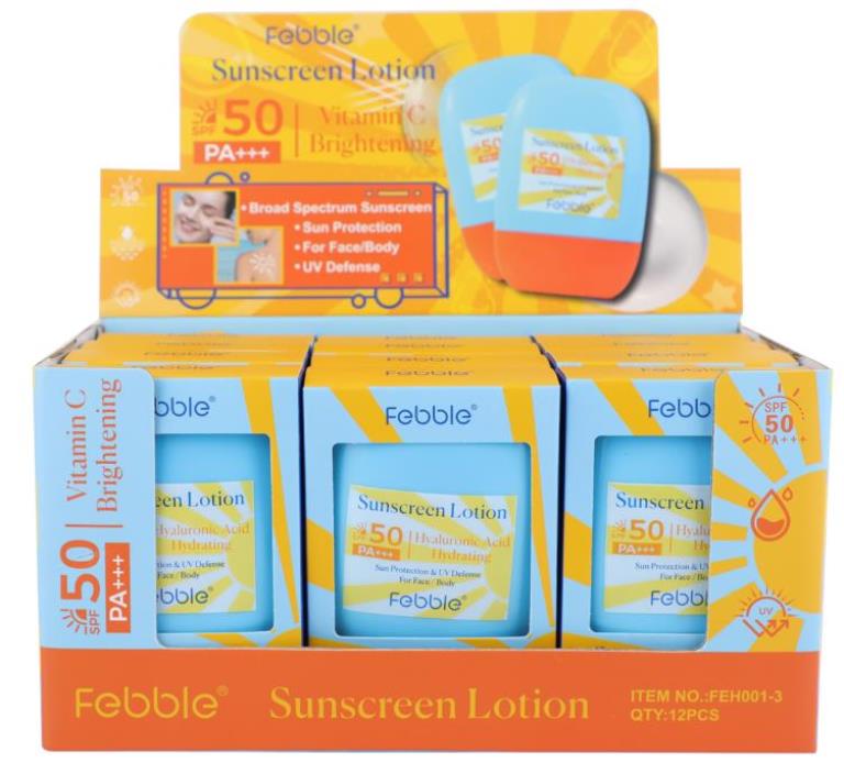 Febble apsauga nuo saulės SPF50 su Vitaminu C