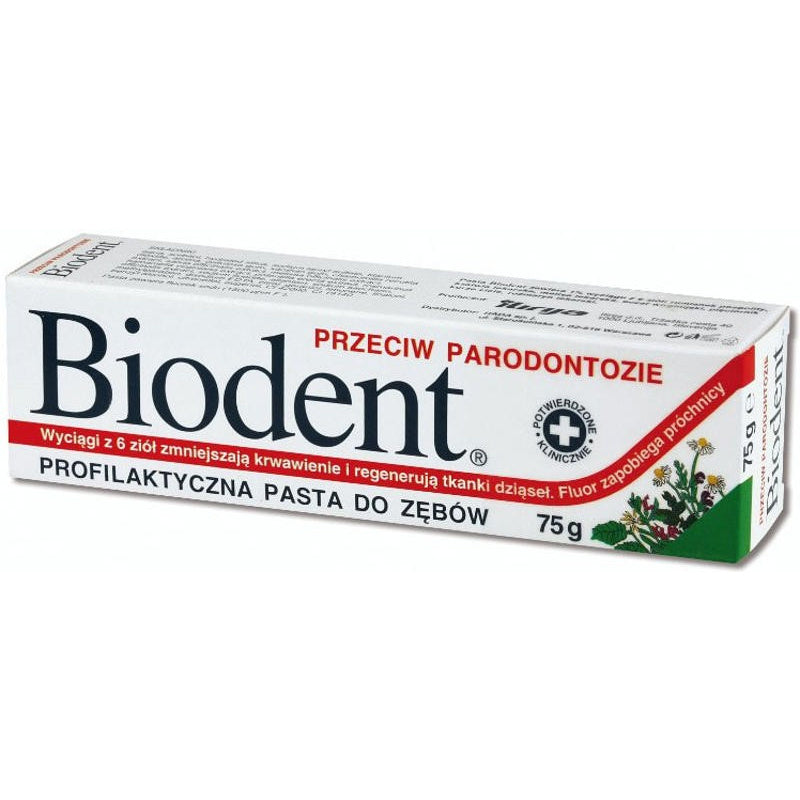 Biodent dantų pasta prieš parodontozę 75g