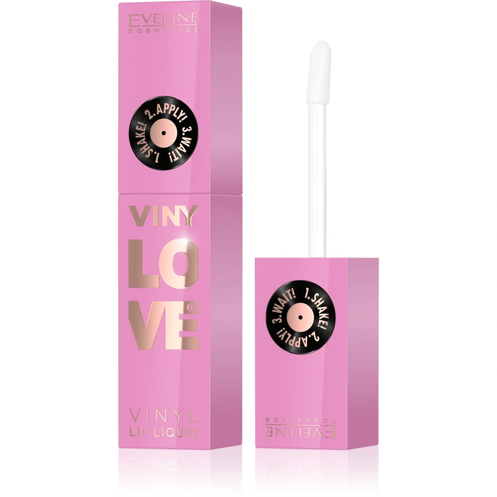 EVELINE Vinylove Ilgalaikė skystoji lūpų dažai su vinilo efektu 02 Dusty 4 ml