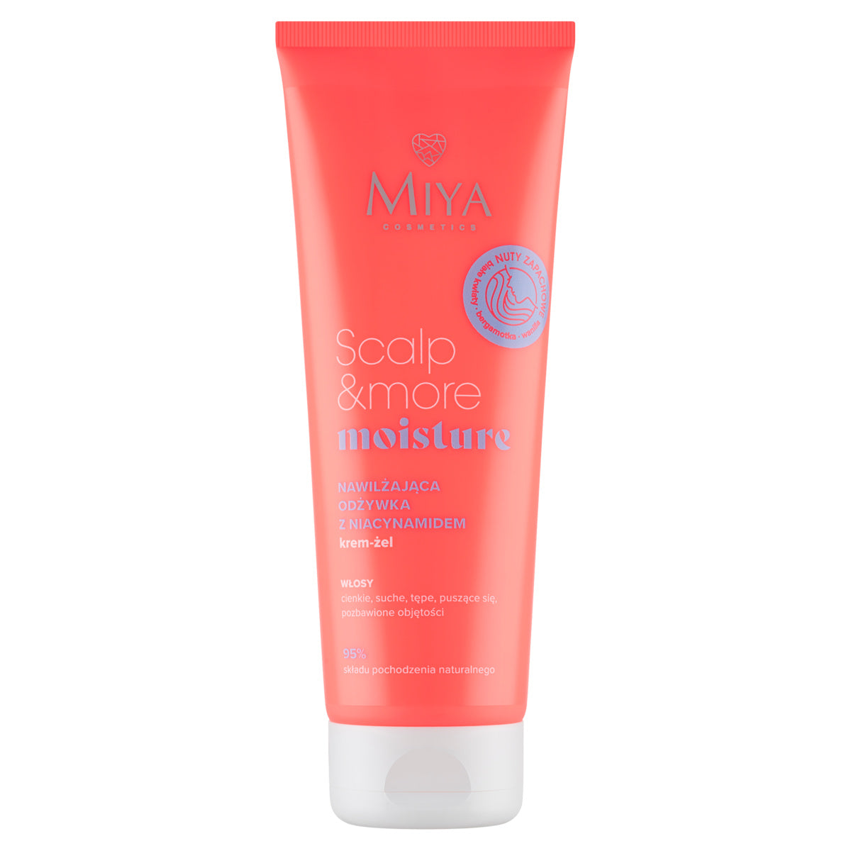 MIYA Scalp&More drėkinamoji kaukė su niacinamidu 200 ml