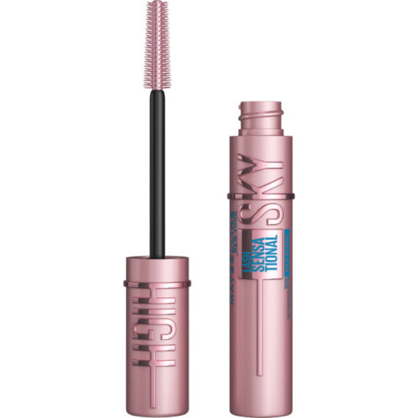 MAYBELLINE Lash Sensational Sky High ilginantis vandeniui atsparus tušas blakstienoms (juodas) 6ml