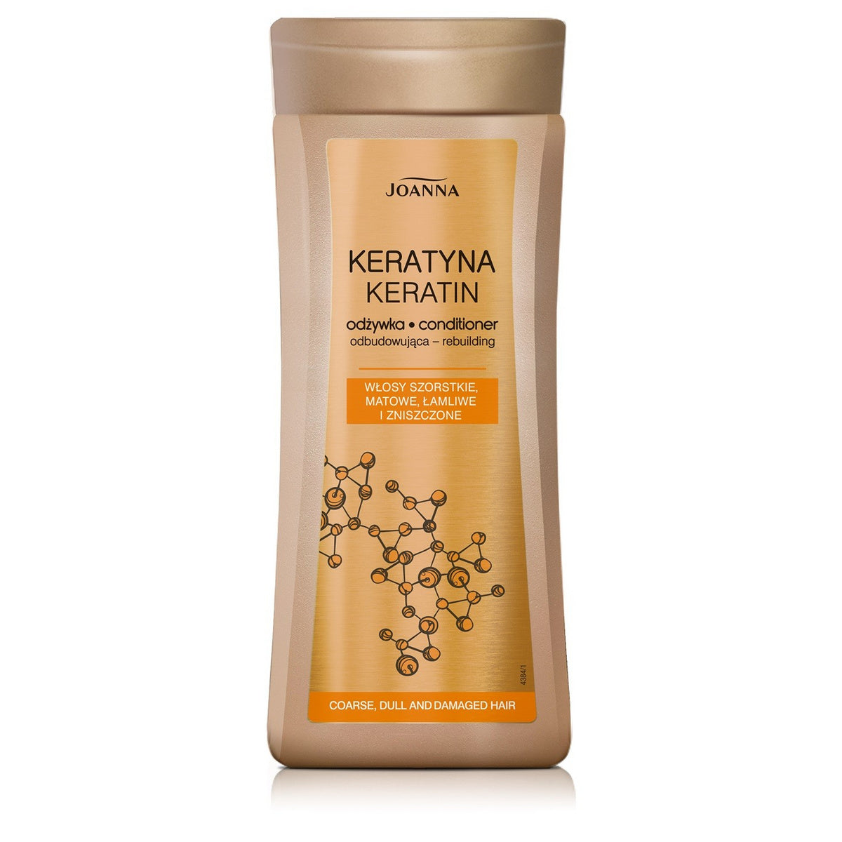 JOANNA Keratino Atstatomoji kaukė šiurkštiems, nuoboduotiems, lūžinėjantiems ir pažeistiems plaukams 200 g