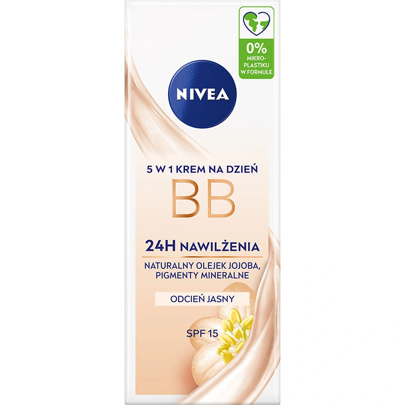 NIVEA 24H Drėkinamasis BB kremas 5in1 dienai - šviesus atspalvis 50 ml