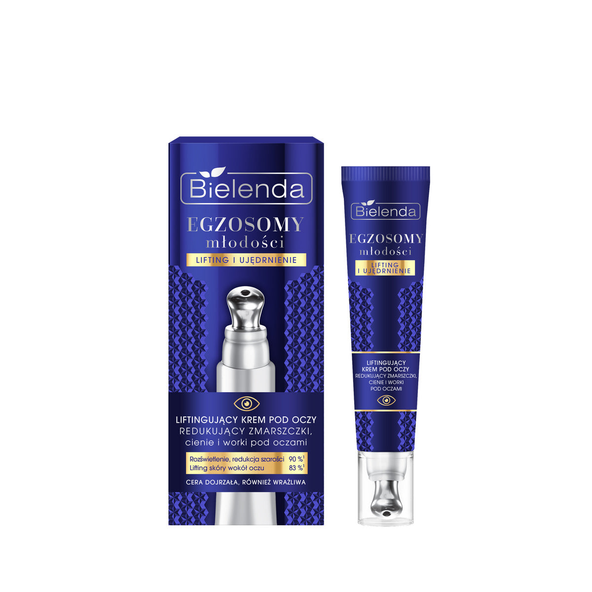 BIELENDA Egzosomy Młodości Liftinguojantis kremas aplink akis