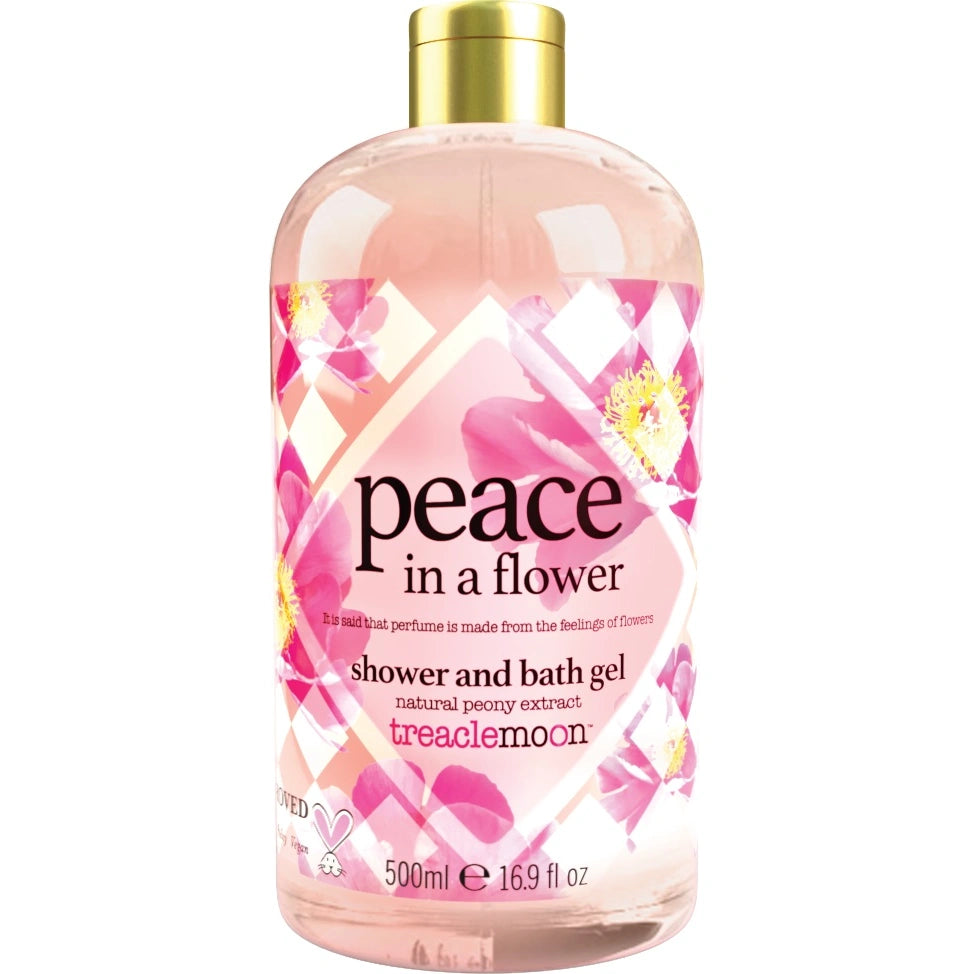 TREACLEMOON Dušo gelis ir vonios skystis Peace in a flower 500 ml