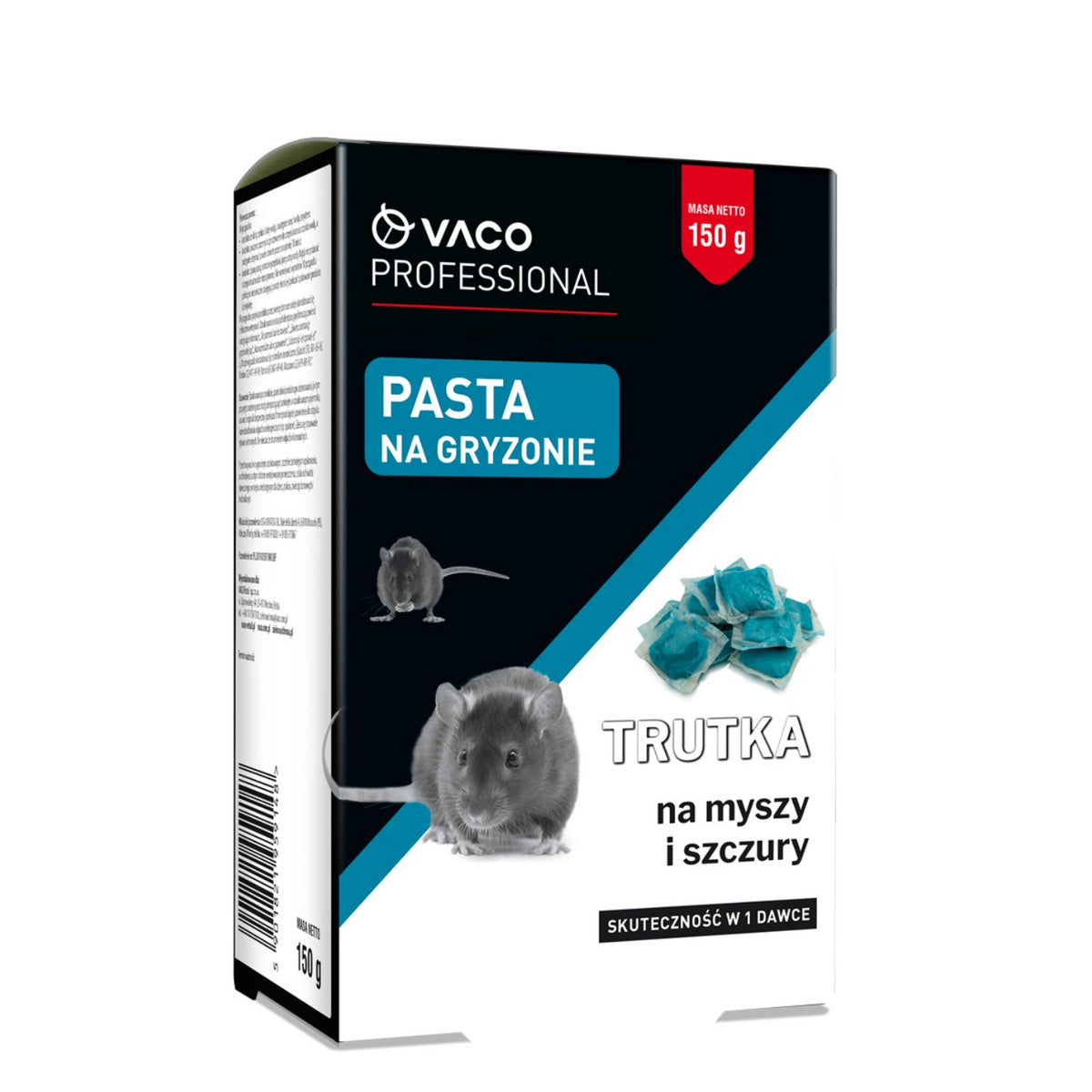 VACO Professional Trutka pelėms ir žiurkėms - pasta 150g