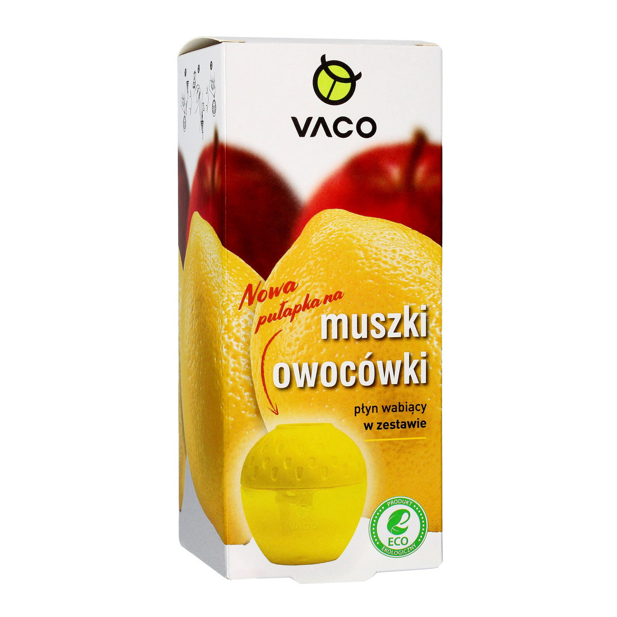 VACO ECO Muselių gaudyklė Obuoliukas + viliojantis skystis 1 vnt.