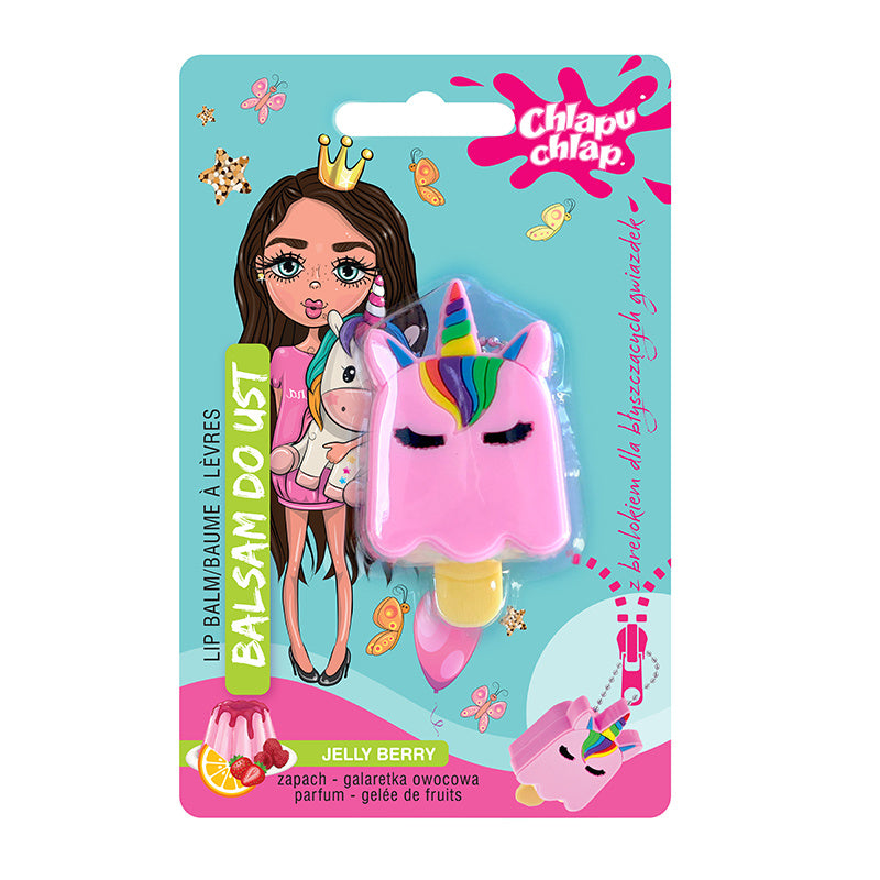 CHLAPU CHLAP Lūpų balzamas su pakabuku - Vaisių želė