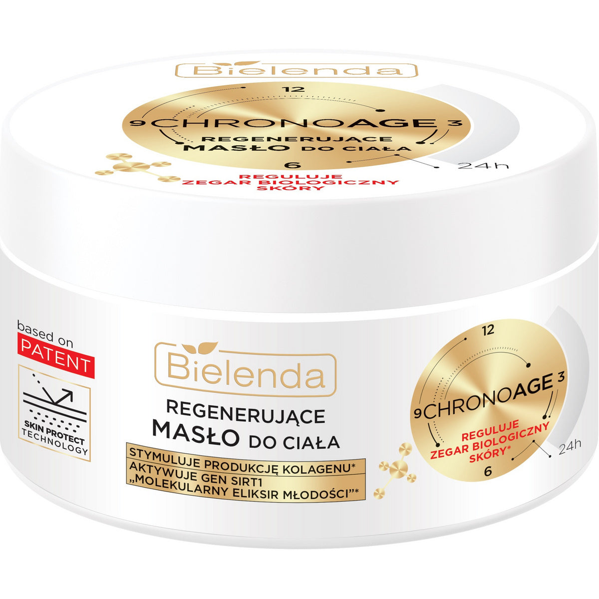 BIELENDA CHRONO AGE 24H Regeneruojantis kūno sviestas 200ml