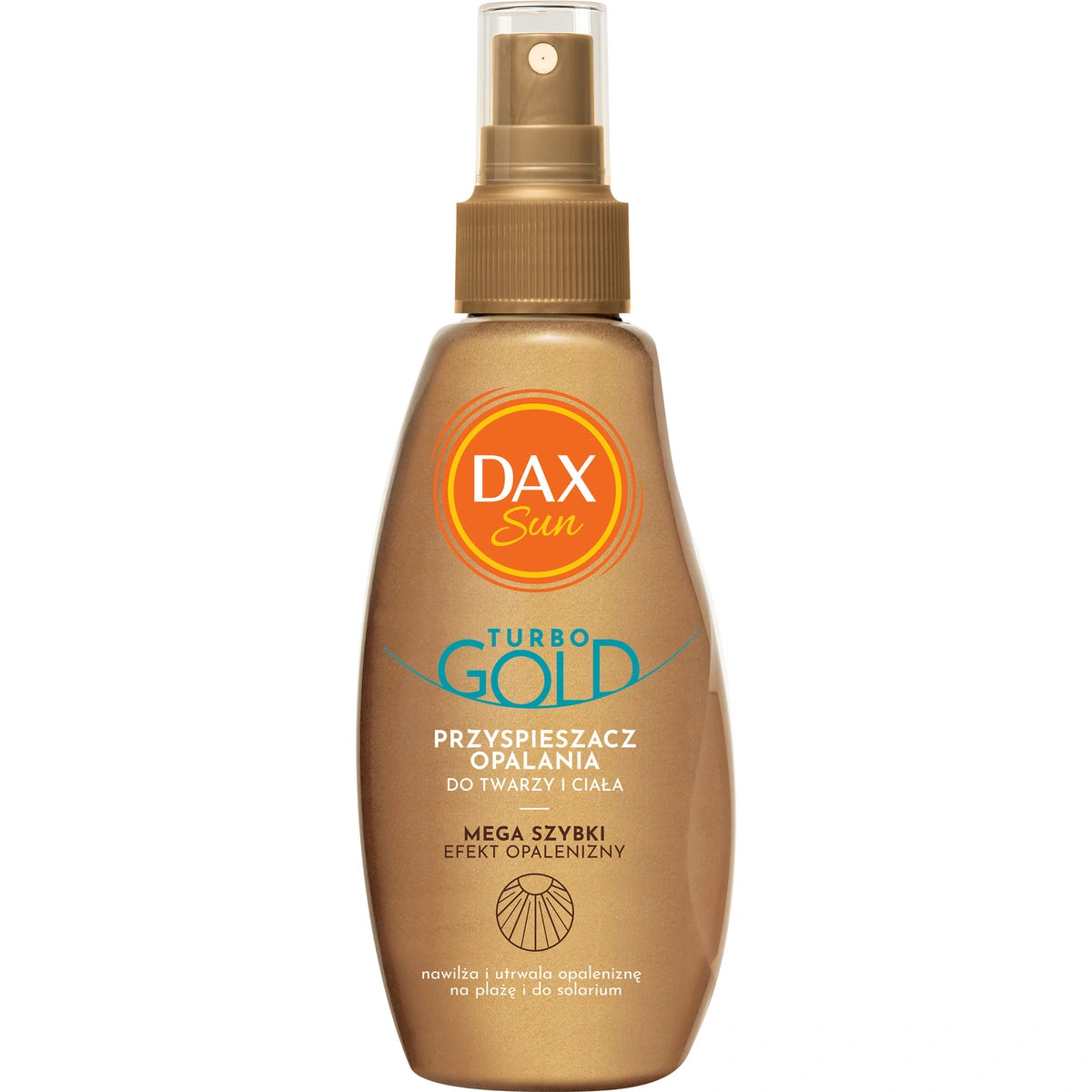 DAX Sun Įdegio pagreitintojas veidui ir kūnui Turbo Gold 200 ml