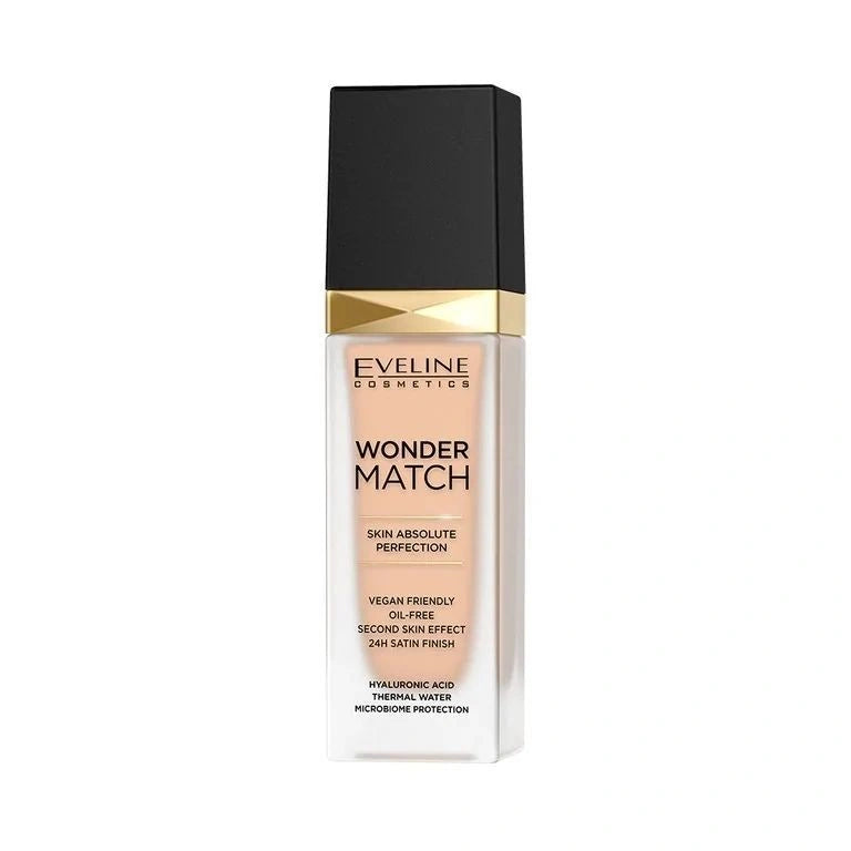 EVELINE Wonder Match makiažo pagrindas, prisitaikantis prie odos nr. 016 Light Beige 30 ml