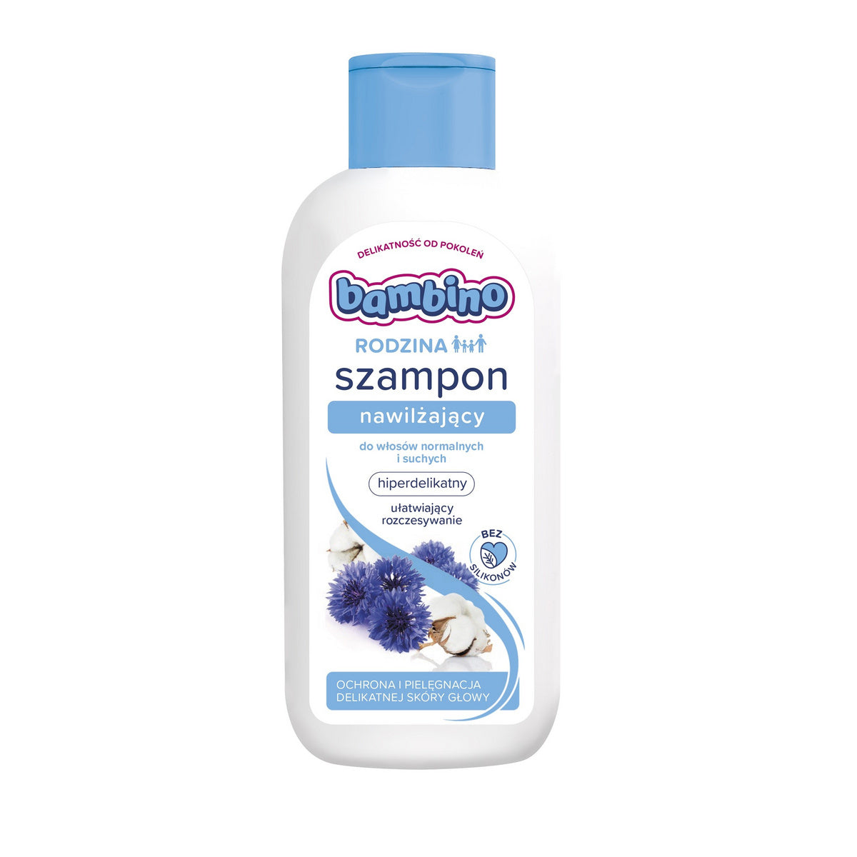 BAMBINO Švelnus drėkinamasis šampūnas normaliems ir sausiems plaukams 400 ml