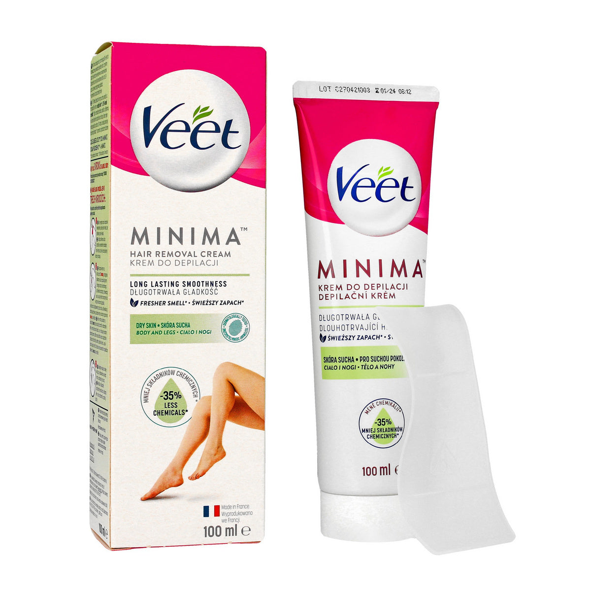 Veet Depiliacijos kremas Silk & Fresh - sausai odai 100ml