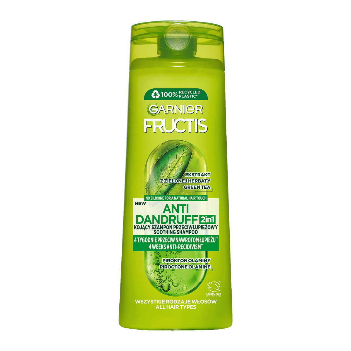 GARNIER Fructis Šampūnas nuo pleiskanų 2in1 400 ml