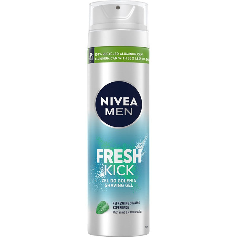 NIVEA MEN Gelis skutimosi Fresh Kick 200 ml