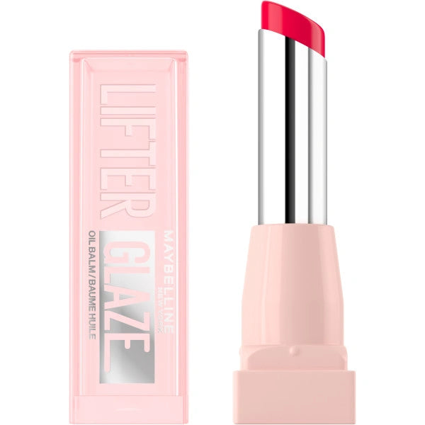 MAYBELLINE Lifter Glaze Lūpų balzamas - aliejinis drėkinamasis lūpų dažų efektas, 004 Cherry Swirl, 2,8 g