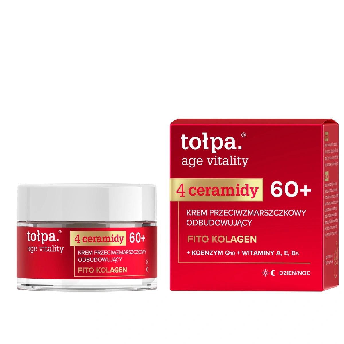 TOŁPA Age Vitality Atjauninantis kremas nuo raukšlių 60+ 50 ml