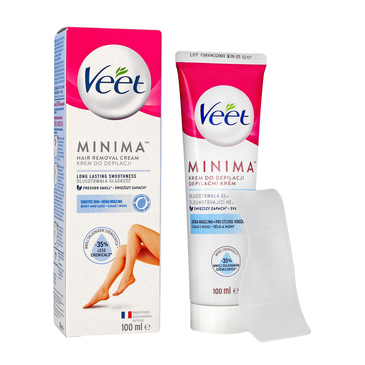 VEET Silk & Fresh Depiliacijos kremas - jautriai odai 100 ml
