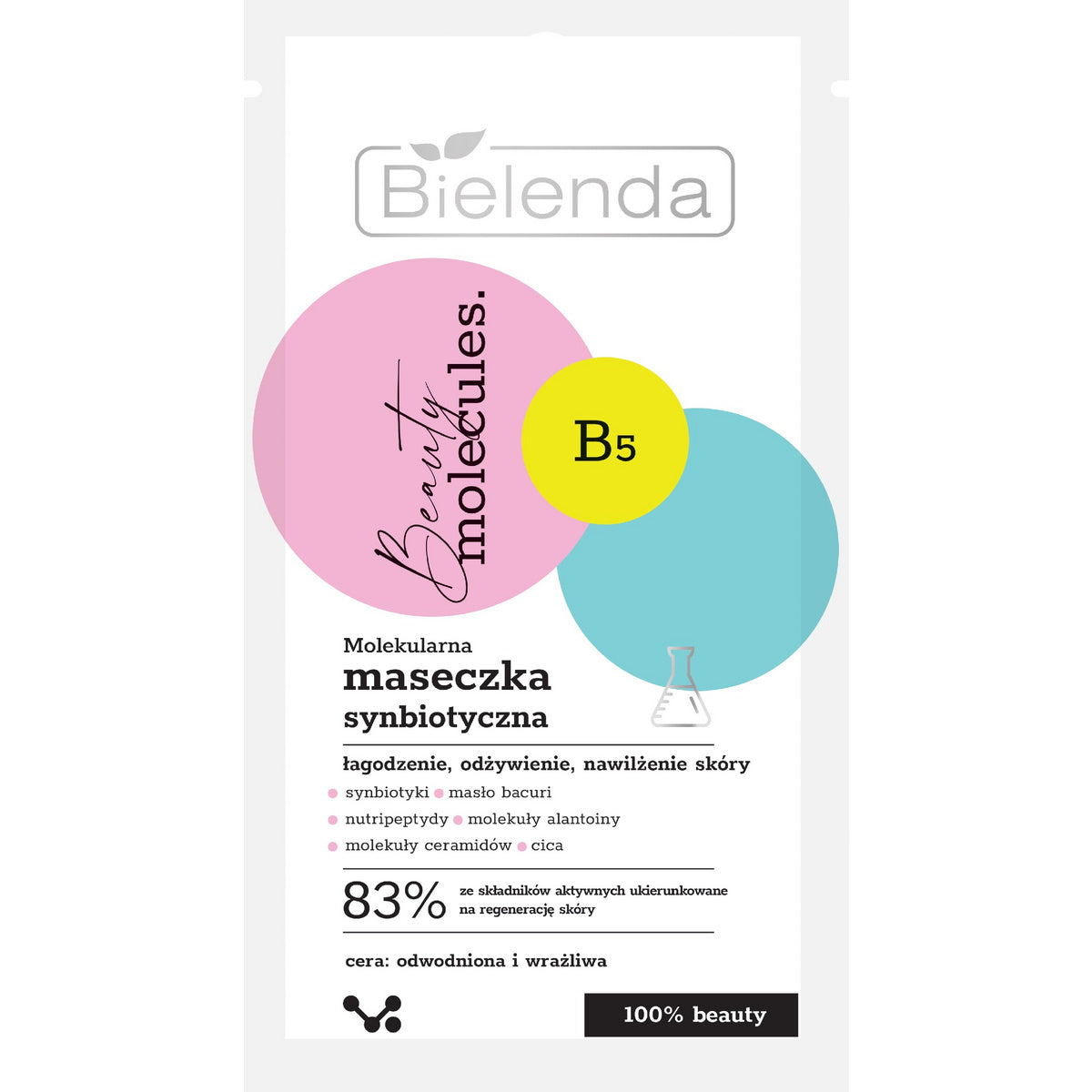 BIELENDA BEAUTY MOLECULES Molekulinė synbiotinė kaukė 8 g