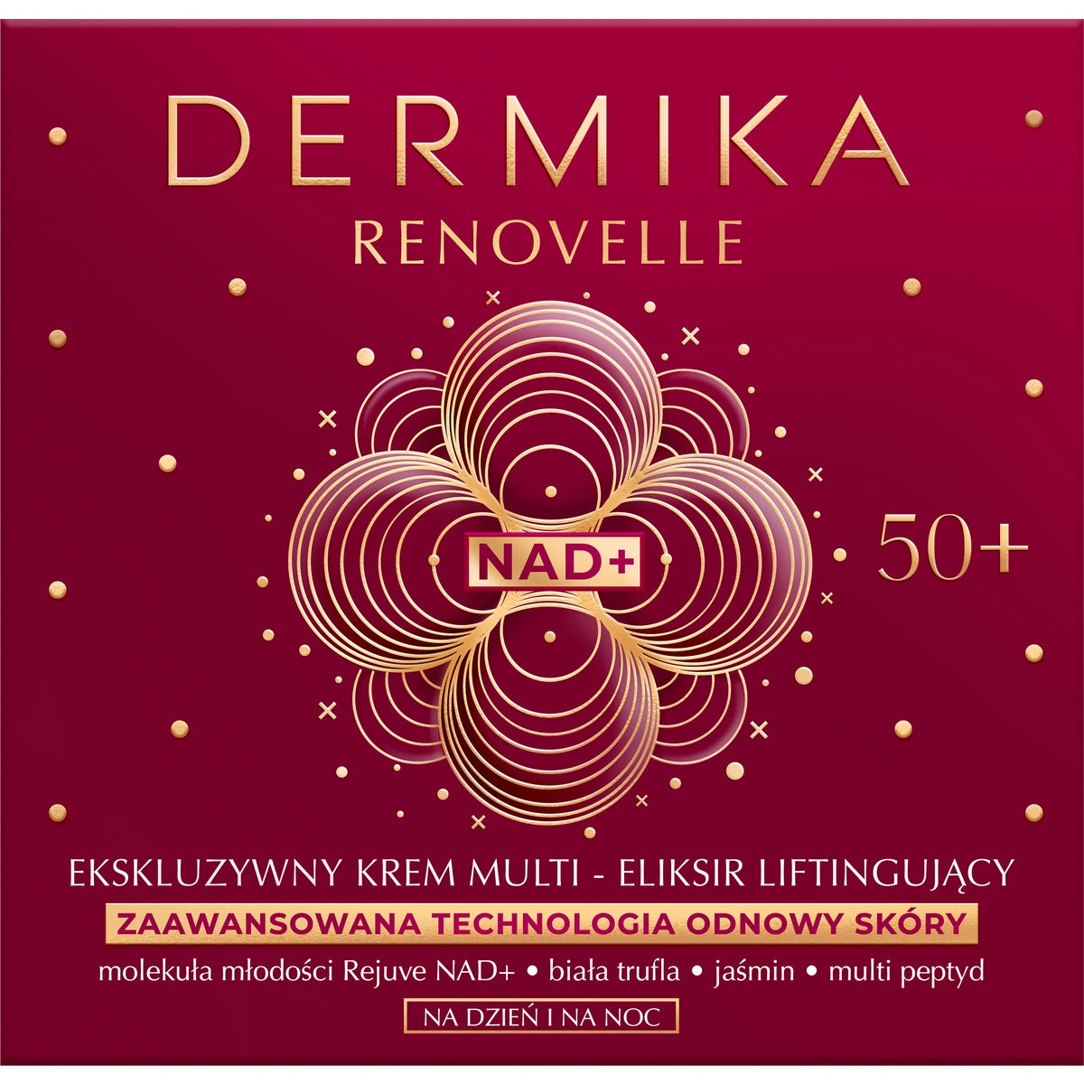 DERMIKA Renovelle Išskirtinis kremas - multi eliksyras liftinguojantis 50+ dienai ir naktiai 50 ml