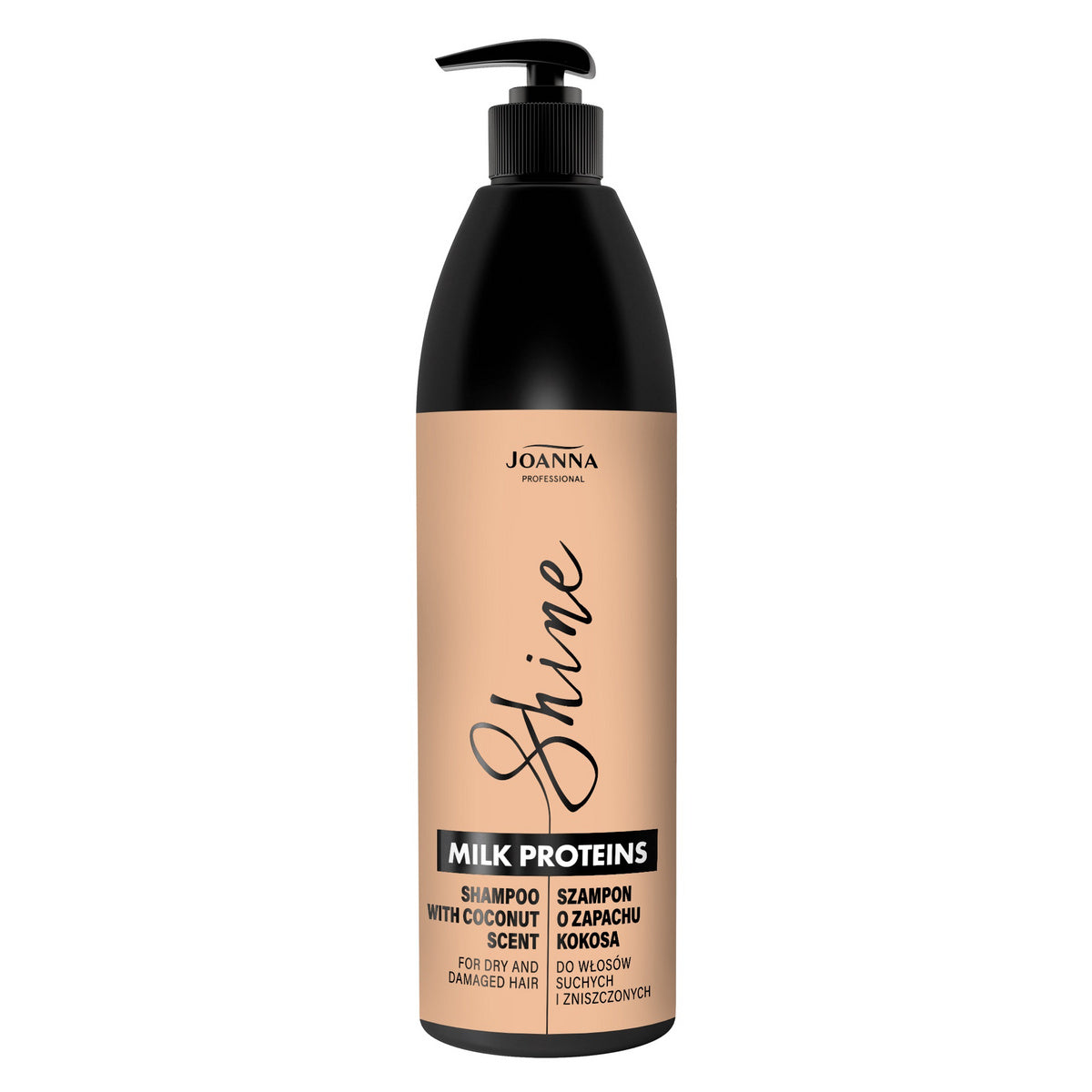 JOANNA PROFESSIONAL Pieno baltymai šampūnas su aromatiniu kokosu, 1000 ml