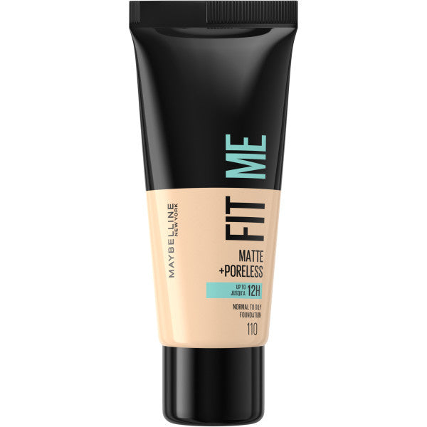 MAYBELLINE Fit Me! Matinis makiažo pagrindas nr. 110 Porcelianas 30ml