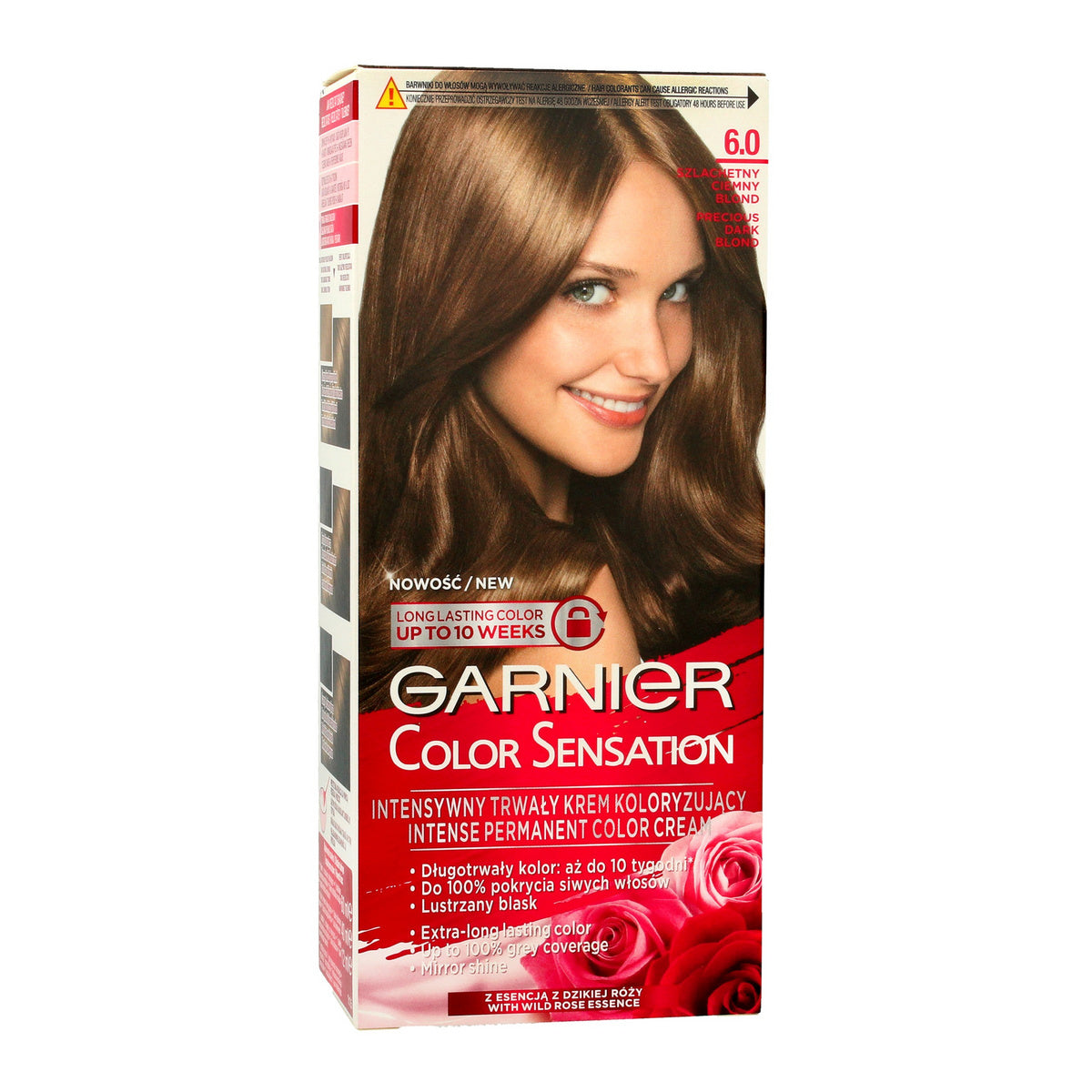 GARNIER Color Sensation Kremas koloryzujący 6.0 Tamsus blond - Kilnus tamsus blond