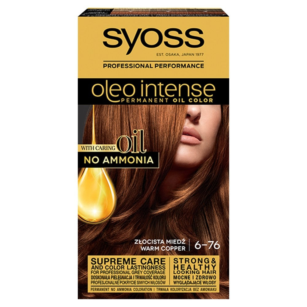 Schwarzkopf Syoss Plaukų dažai Oleo 6-76 auksinė varis 1op.