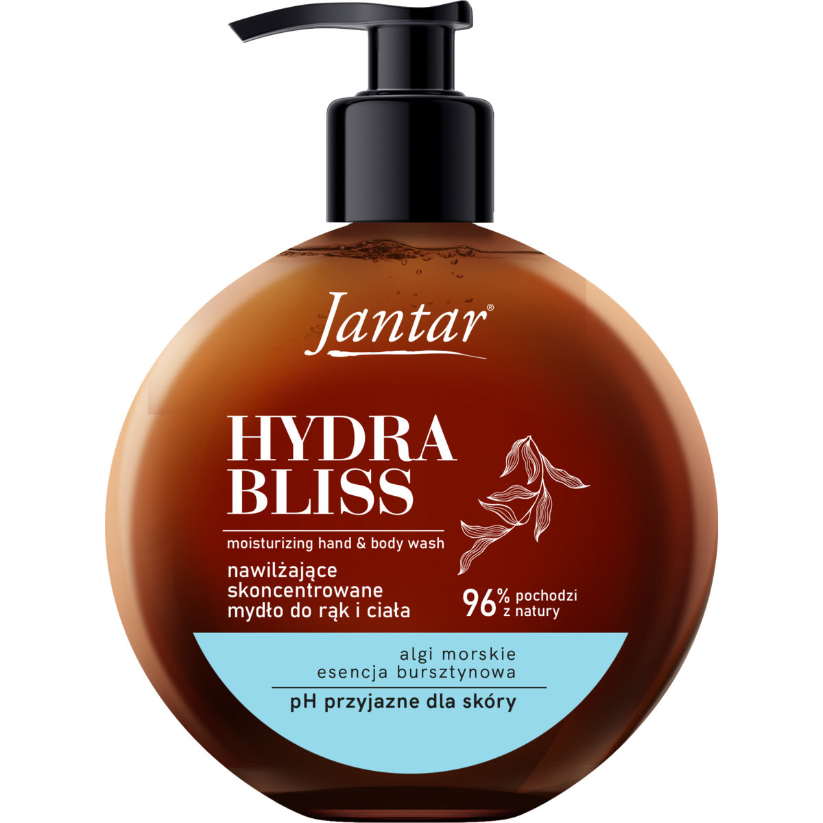 FARMONA Jantar Hydra Bliss Drėkinantis muilas rankoms ir kūnui su gintaro esencija ir dumblių 400 ml