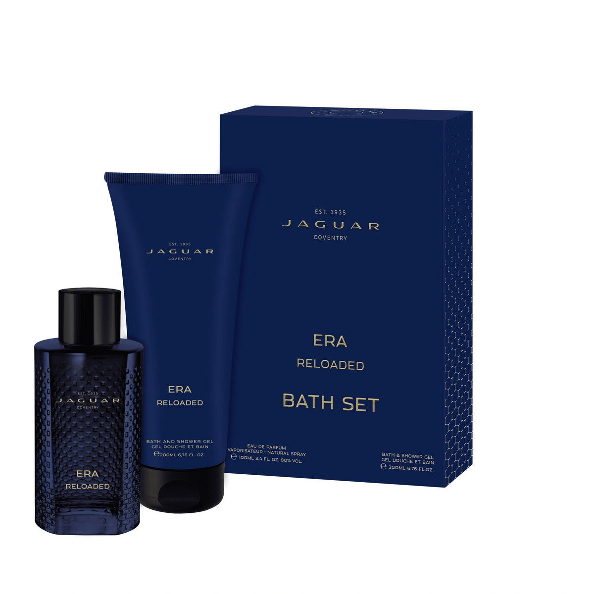 JAGUAR Dovanų rinkinys vyrams Era Reloaded (tualetinis vanduo 100ml + dušo gelis 200ml)