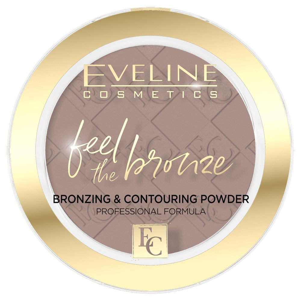 EVELINE Feel The Bronze bronzer kontūruojantis Nr. 01 Milky Way 4 g