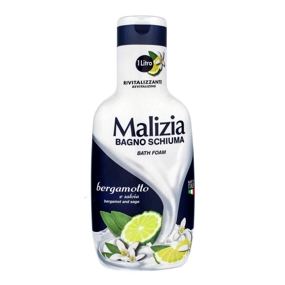 MALIZIA Bergamotka ir Szałvija vonios skystis 1000 ml