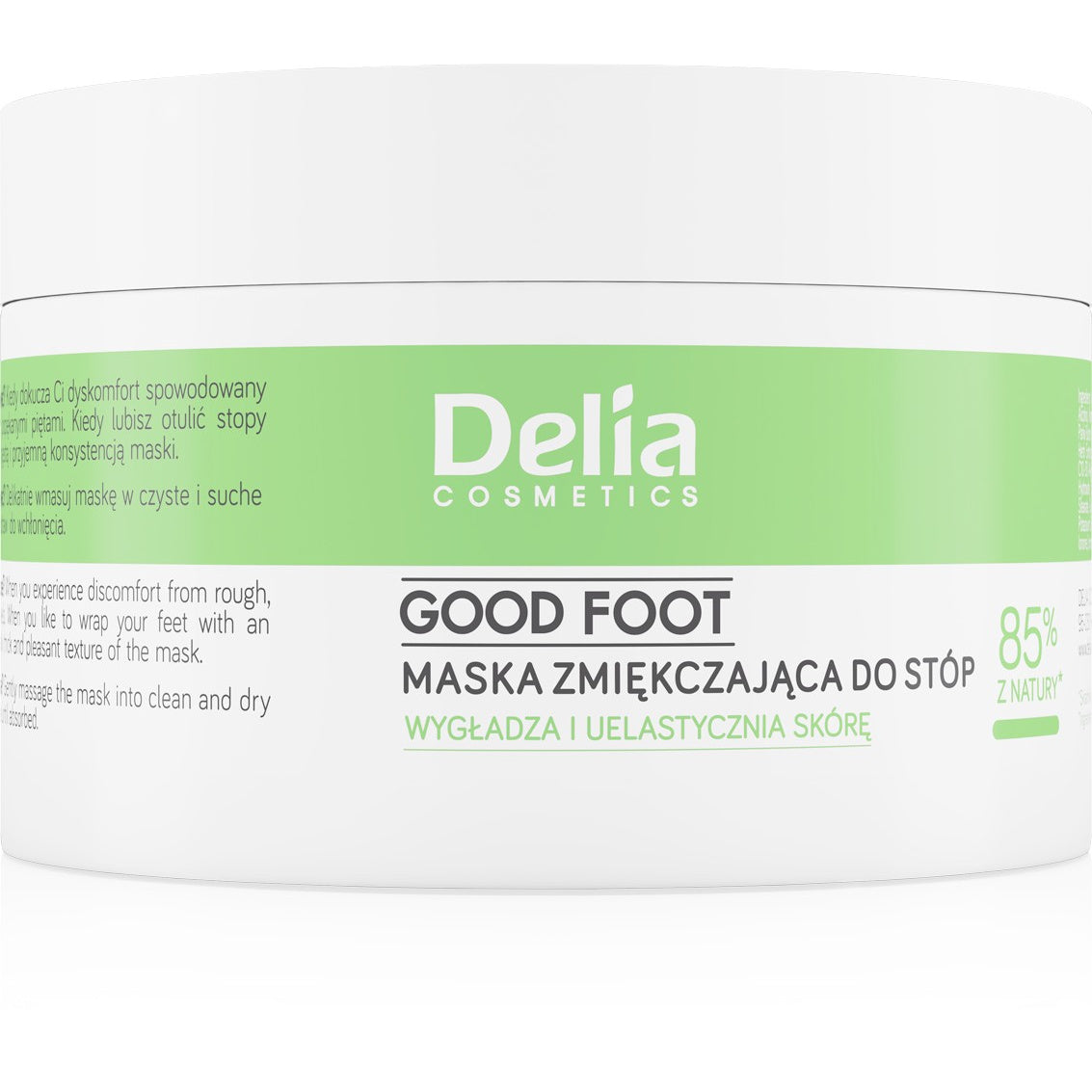 DELIA COSMETICS Good Foot Minkštinamoji pėdų kaukė 90g