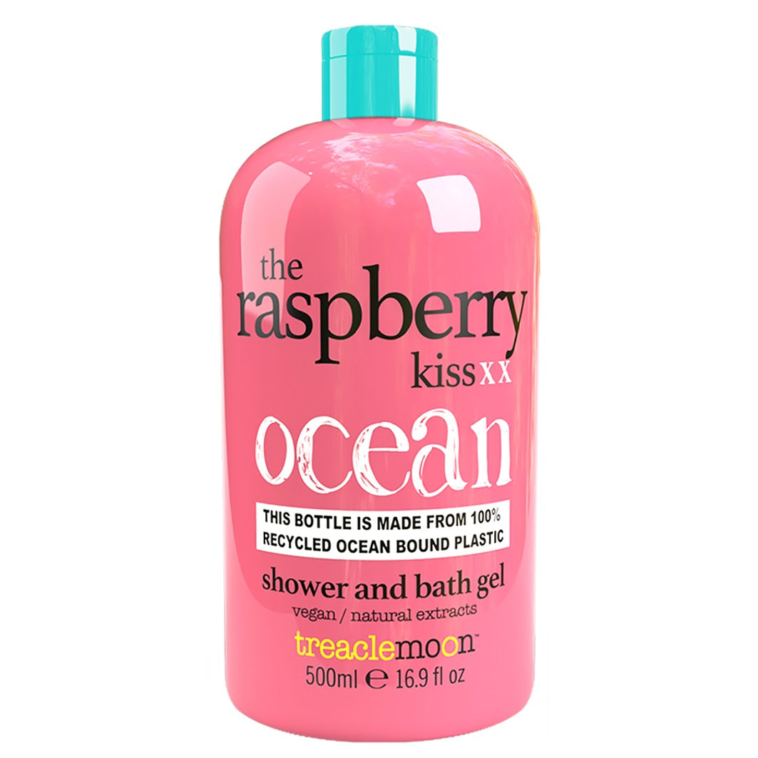 TREACLEMOON The Raspberry Kiss Dušo gelis ir vonios putos Ocean 500ml