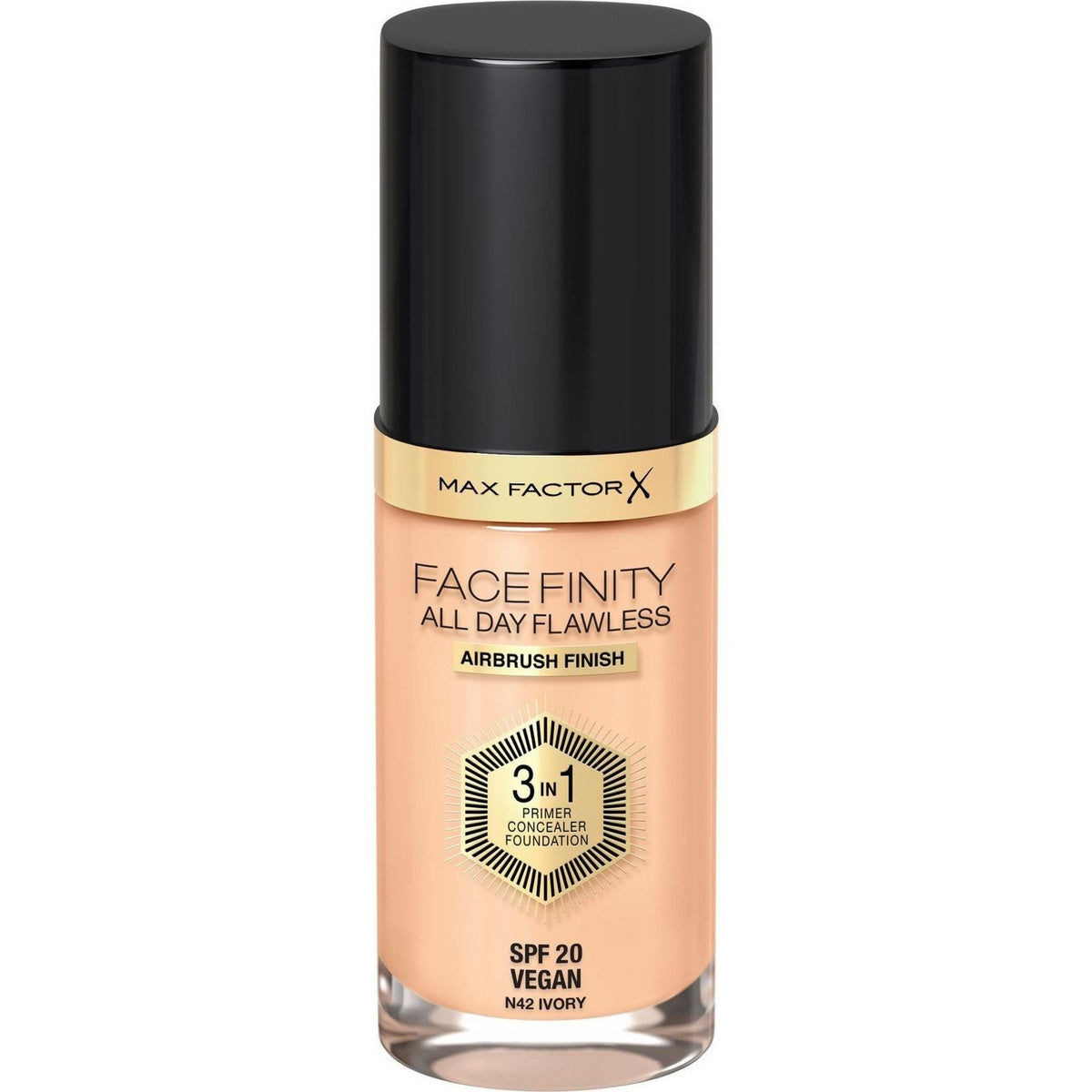 MAX FACTOR Pagrindas FACEFINITY All Day Flawless 3in1 nr N42 Ivory 30ml