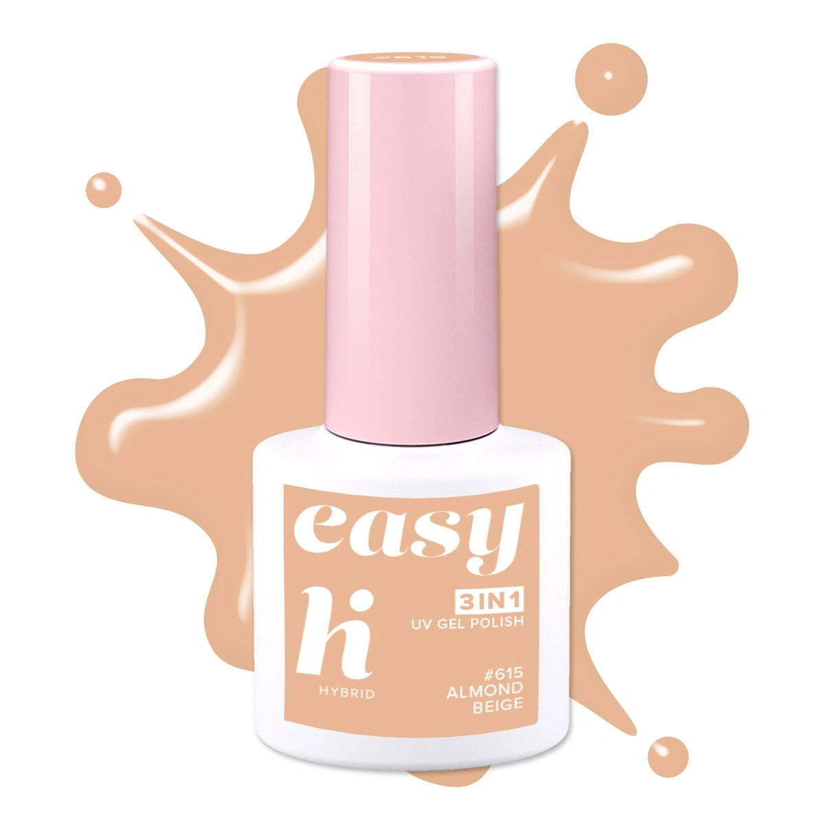 HI HYBRID Easy 3w1 Hibridinis lakas nr. 613 Orange Blaze Twister 5 ml