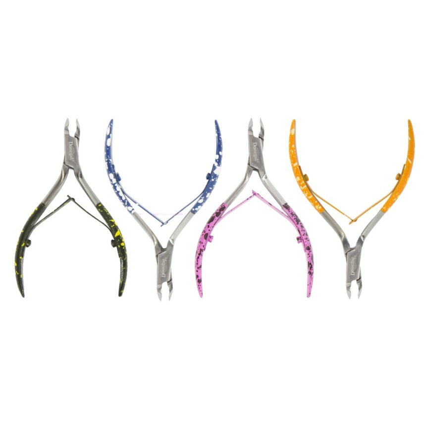 DONEGAL Nagų odelių žirklutės spalvotos (2216) 5 mm 1 vnt. - spalvų mišinys