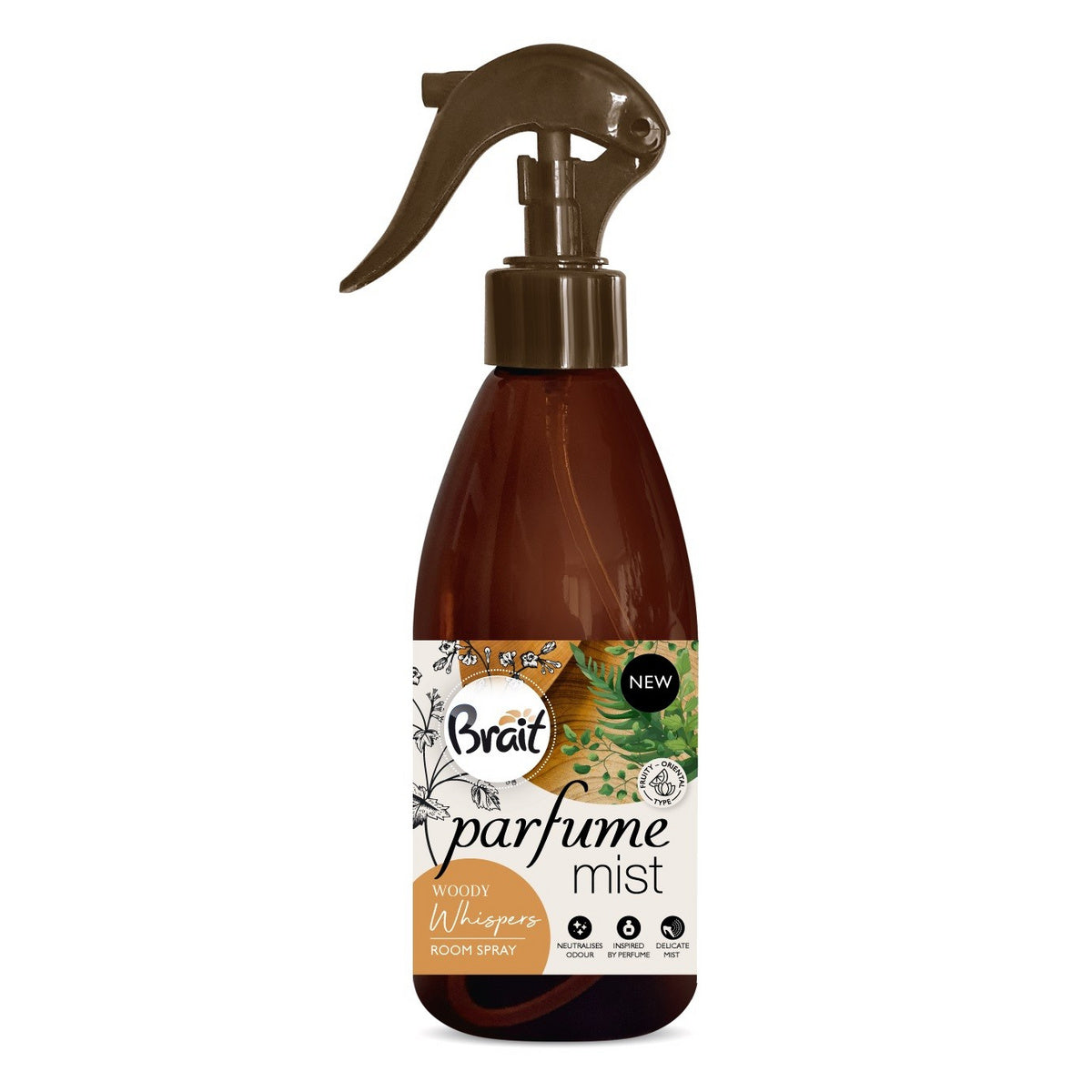 Brait Parfume Mist Atgaivinančioji mgėlė patalpoms - Woody Whispers 325ml