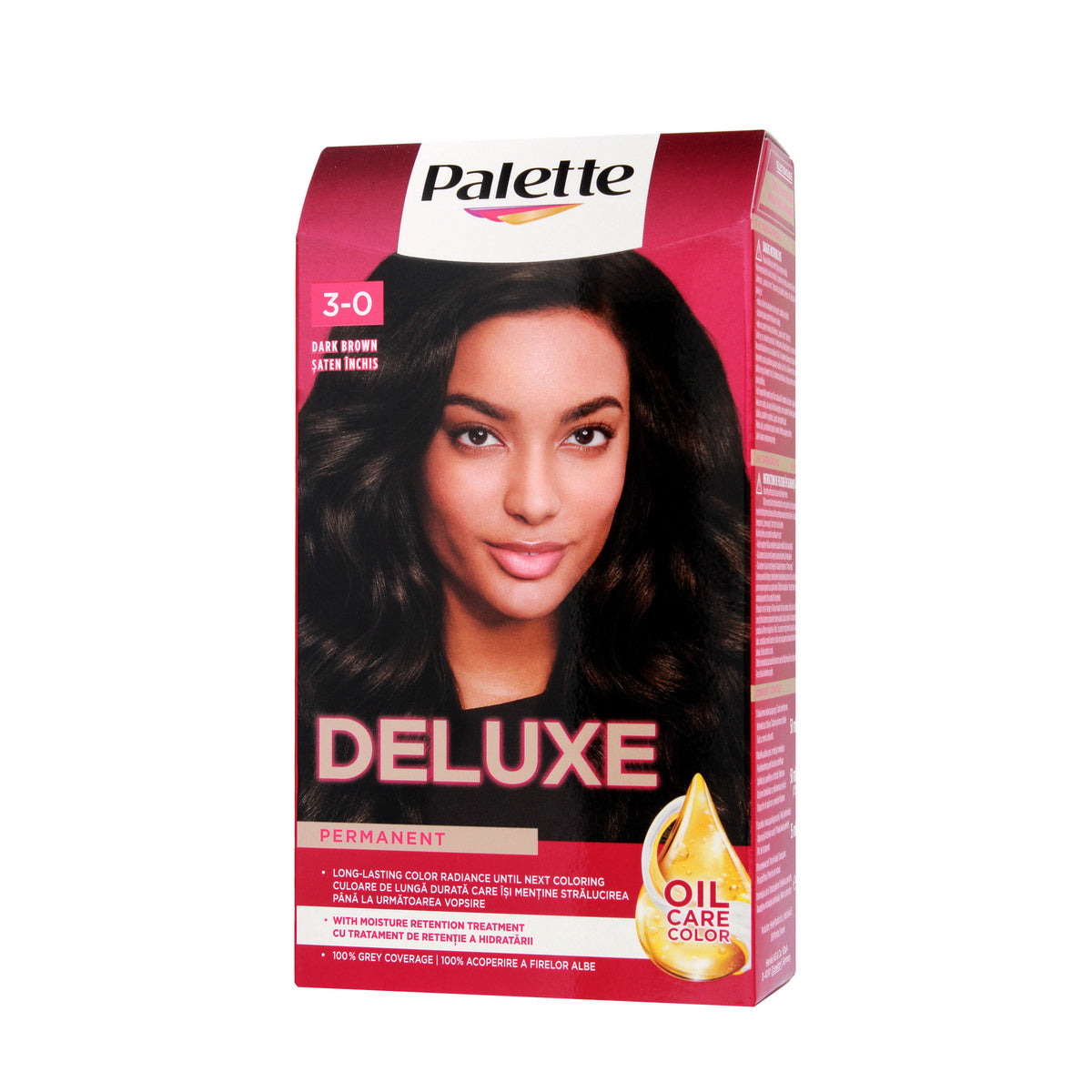 PALETTE Deluxe Nuolatinė plaukų spalva nr. 3-0 (800) Tamsiai ruda 1op.