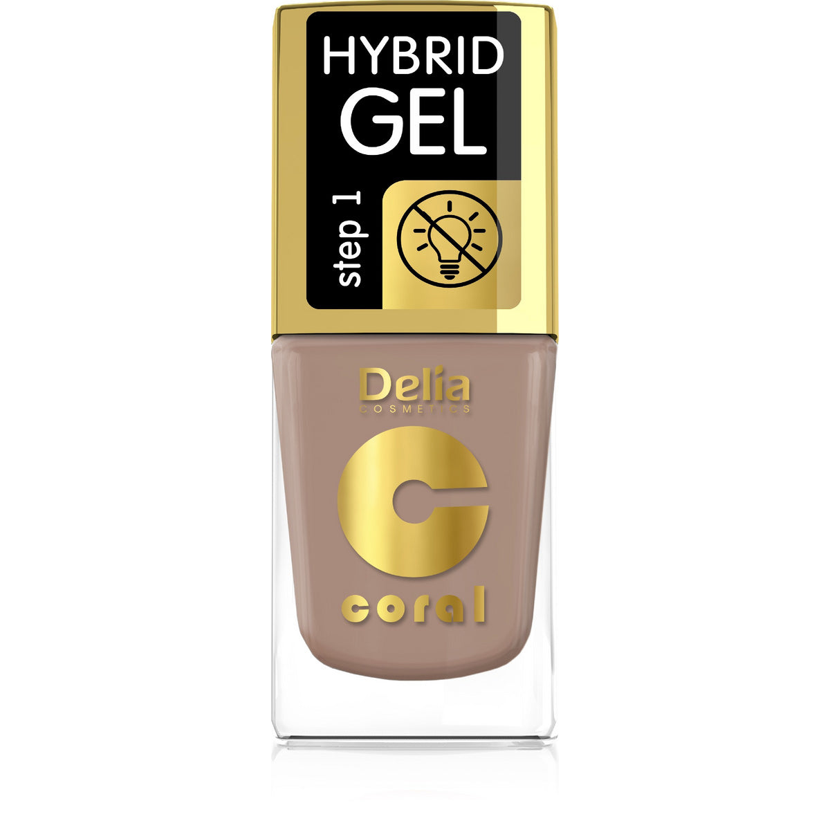 DELIA COSMETICS Koralo Hibridinis Gelis Nagų Lakas nr 83 11ml
