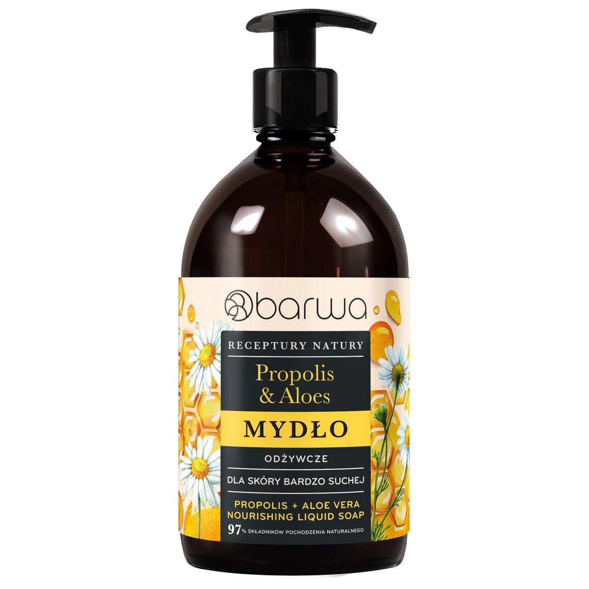 BARWA Receptury Natury Maistingas skystas muilas - Propolis & Aloes