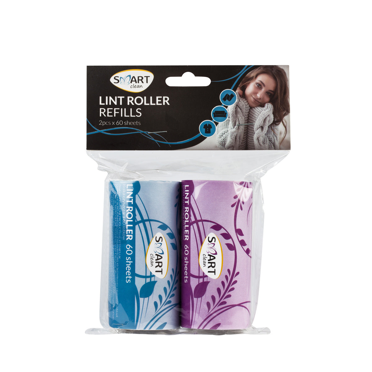 SMART Clean Drėgnų drabužių valymo ritinėlis - atsargos 1op.-2vnt