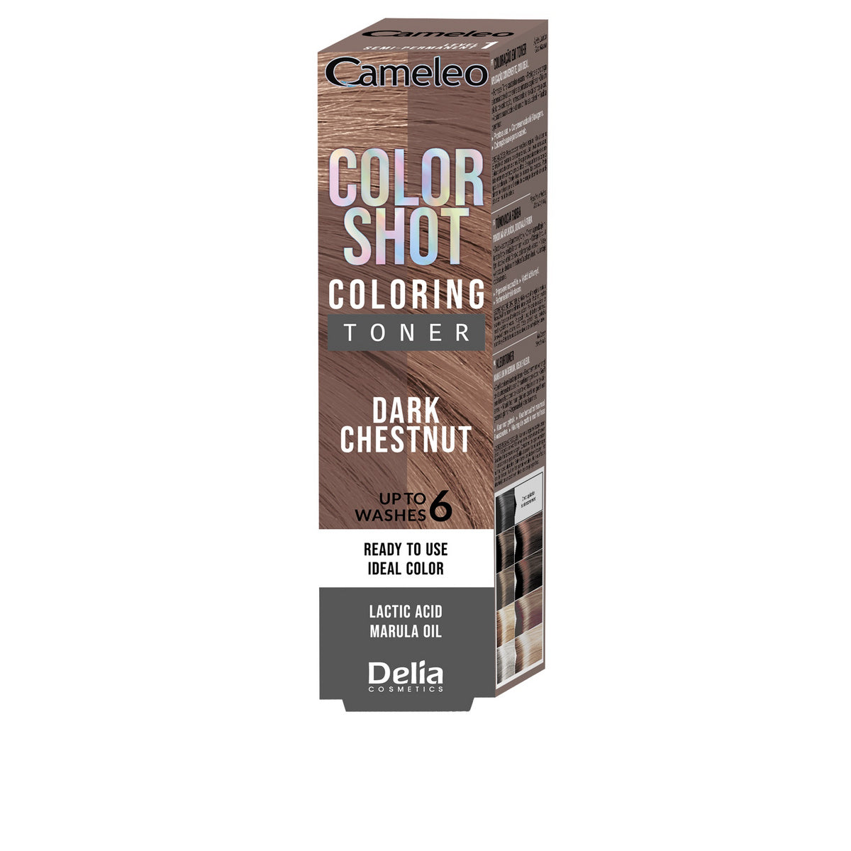 CAMELEO Color Shot vario toneris plaukams Dark Chestnut 60 ml