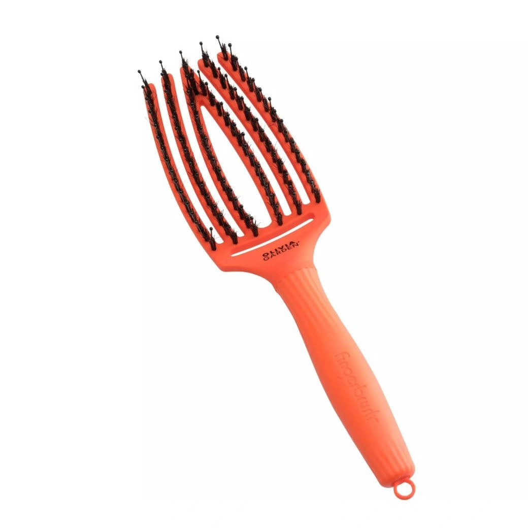 OLIVIA GARDEN Plaukų šepetys - Fingerbrush Dolce Vita Orange Spritz