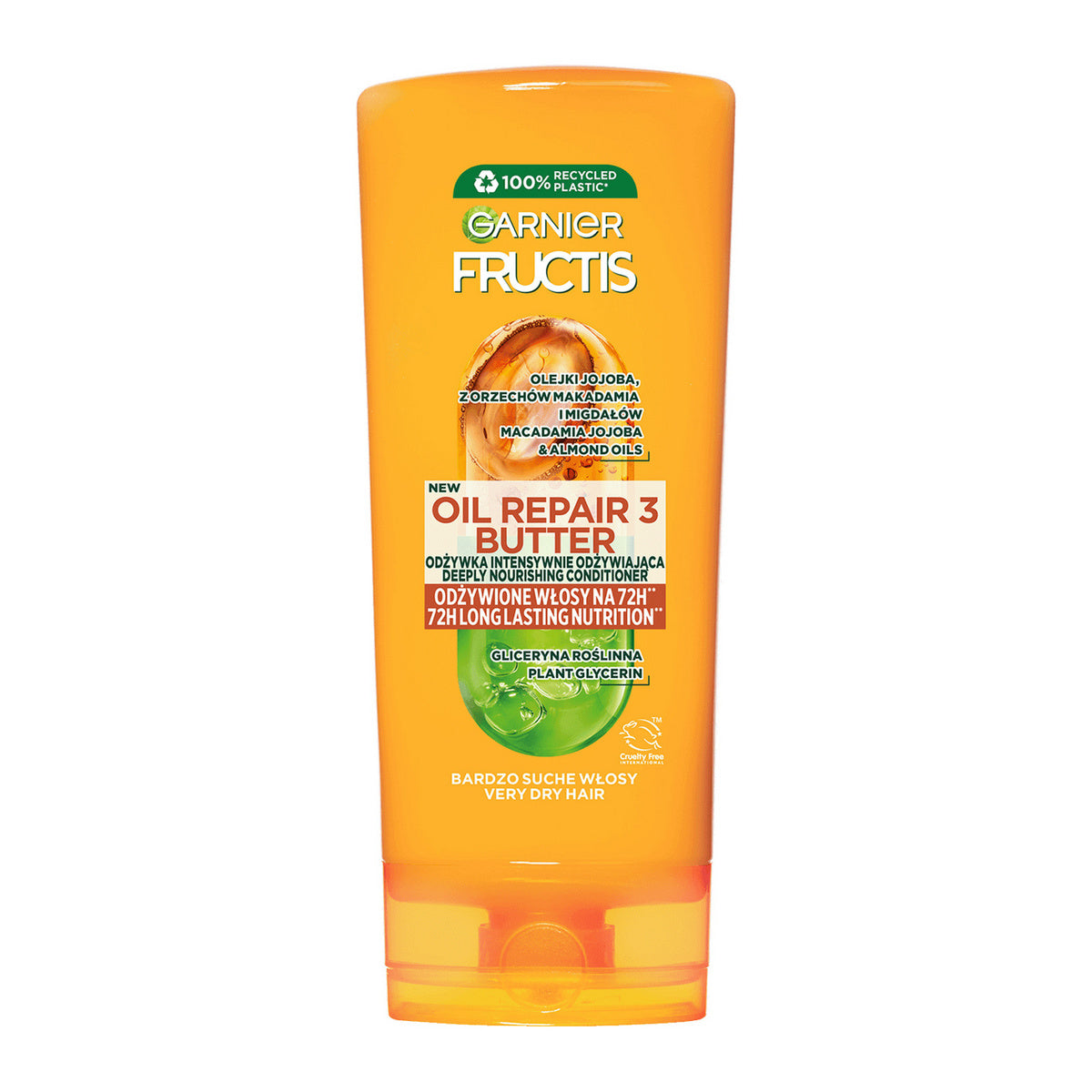 GARNIER Fructis Oil Repair 3 Butter Intensyviai maitinanti plaukų kaukė 200 ml