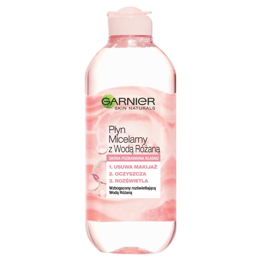 GARNIER Skin Naturals Miceliniai skysčiai su rožių vandeniu - be blizgesio 400ml