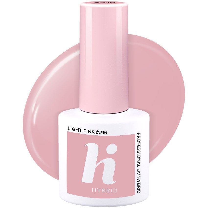 HI HYBRID Hibridinis lakas Unicorn #216 Šviesiai rožinis 5ml