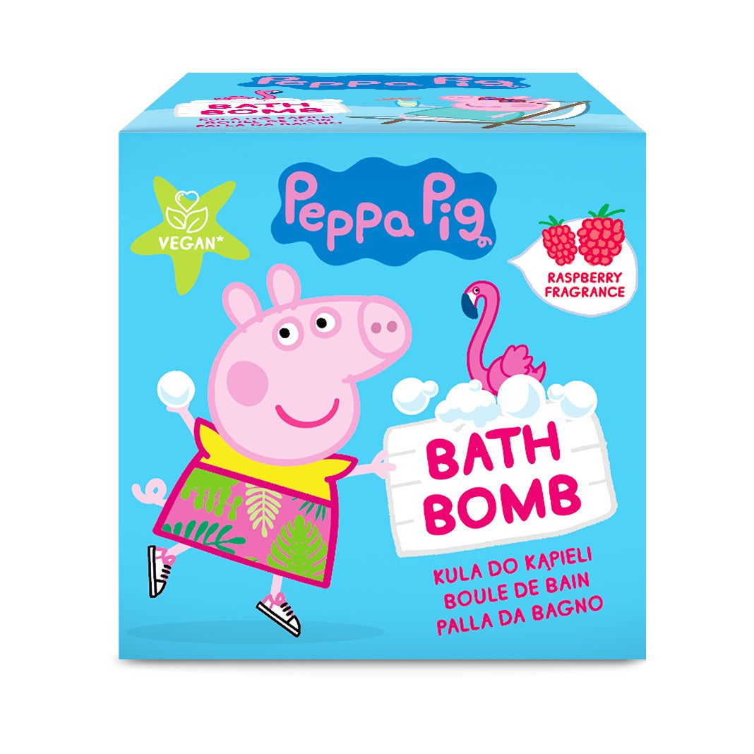 KIDS Švinkos Peppos putojanti bomba - avietė 165 g