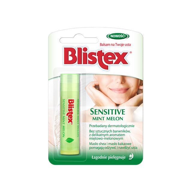 BLISTEX Pienojantis lūpų balzamas Sensitive Mint Melon 4.25g