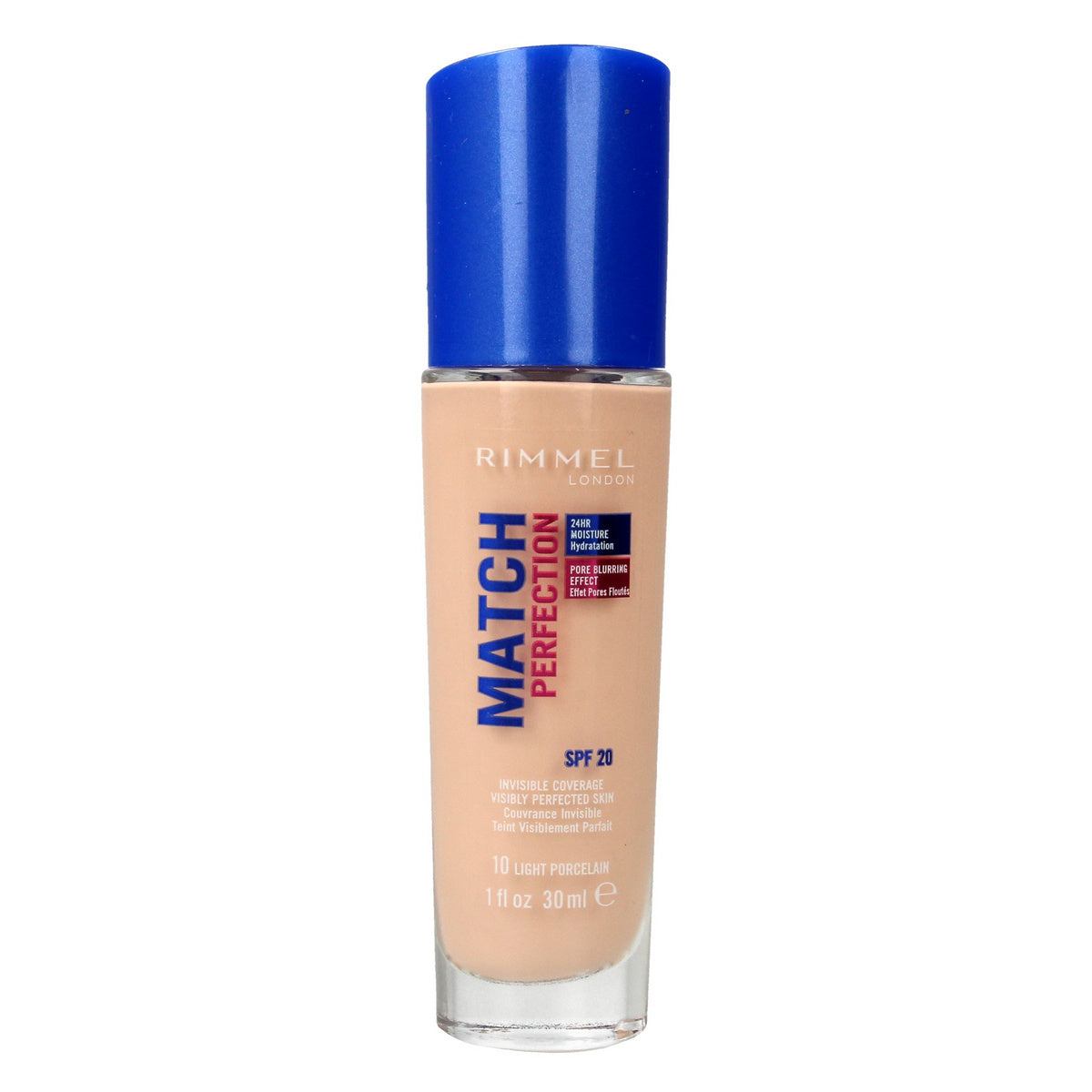 Rimmel Match Perfection Nr 10 Šviesus porcelianas 30ml